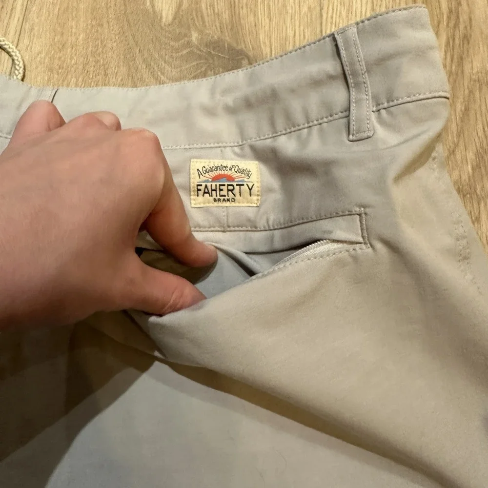 Faherty All Day‎ Short Men 40 Gray 8